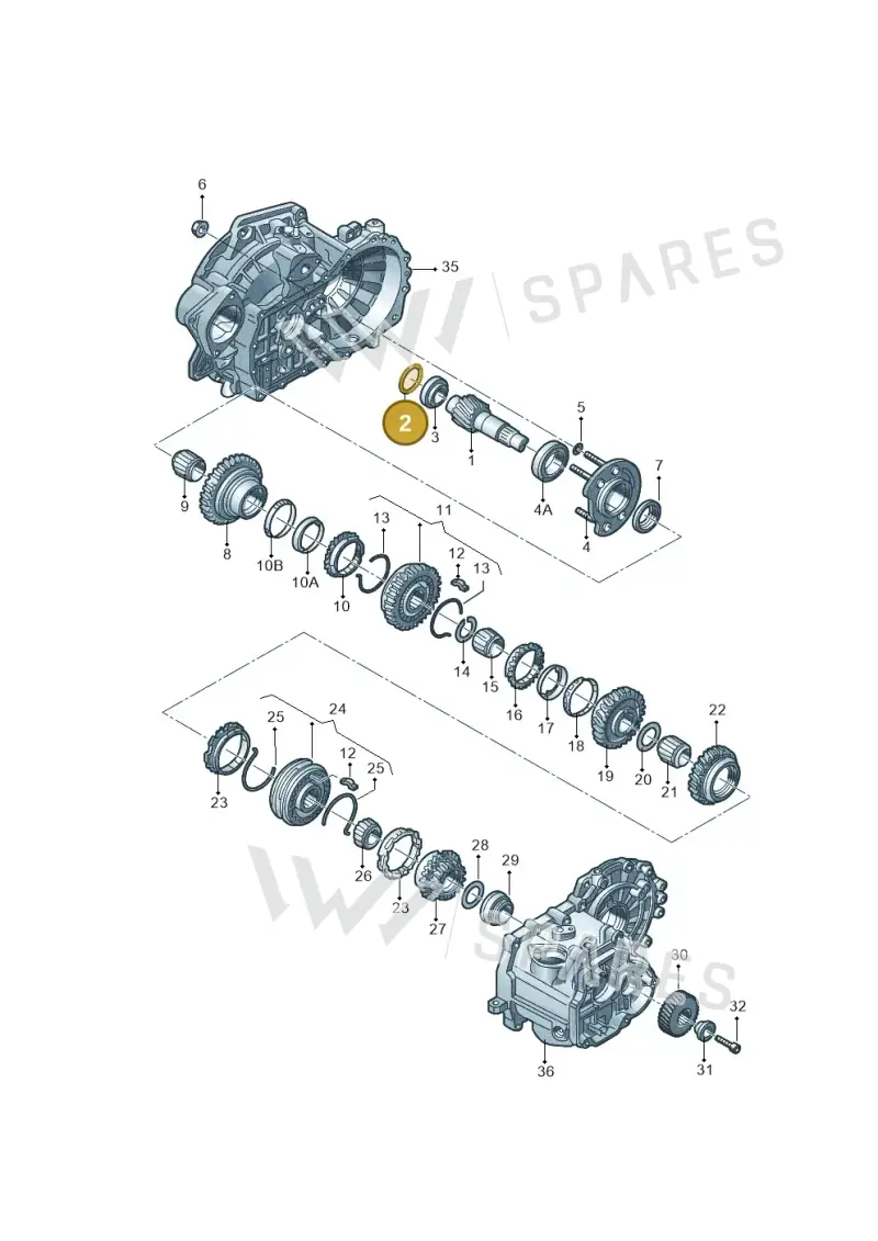 020311391 — Volkswagen Golf (2009-2014) diagram 860311010, position 2