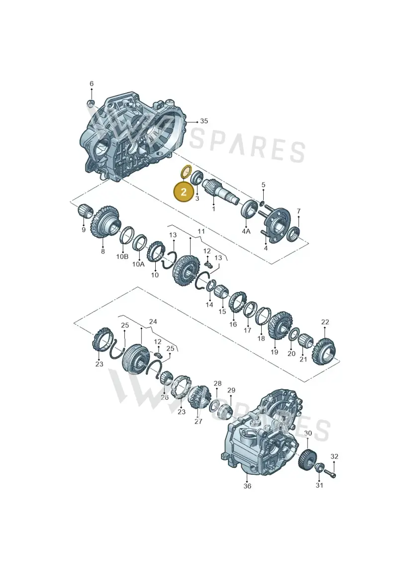 020311391A — Volkswagen Golf (2009-2014) diagram 860311010, position 2