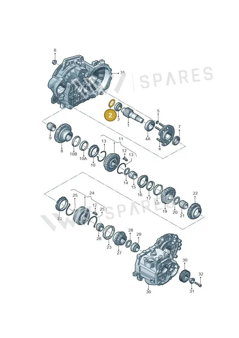 020311391G — Volkswagen Golf (2009-2014) diagram 860311010, position 2