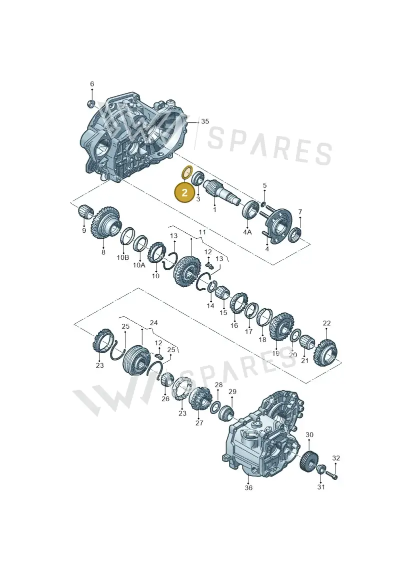 020311391K — Volkswagen Golf (2009-2014) diagram 860311010, position 2