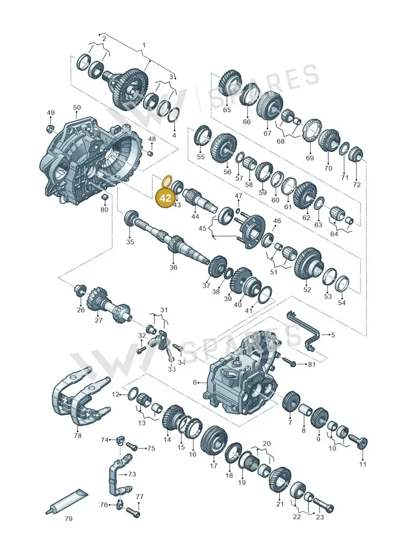 020398391A — Volkswagen Arteon (2017-2023) diagram 828303520, position 42