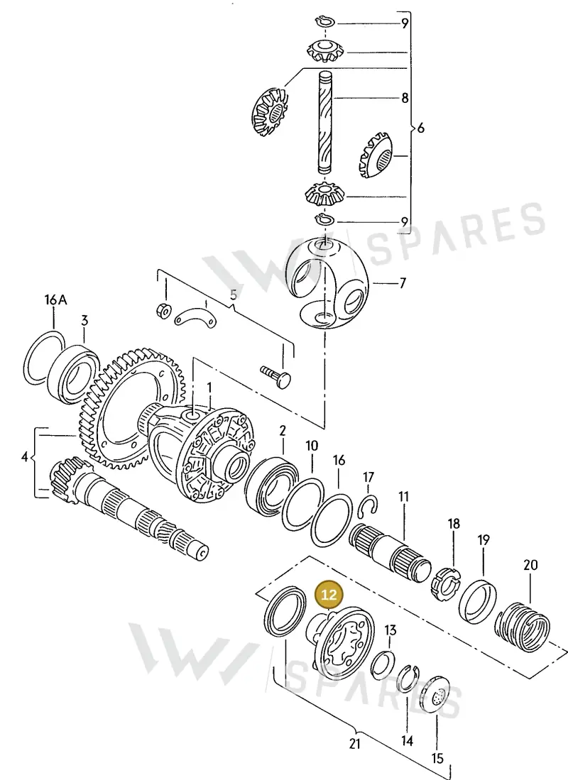 020409285N — Volkswagen Golf/Jetta syn, Rallye (1985-1991) diagram 067099000, position 12