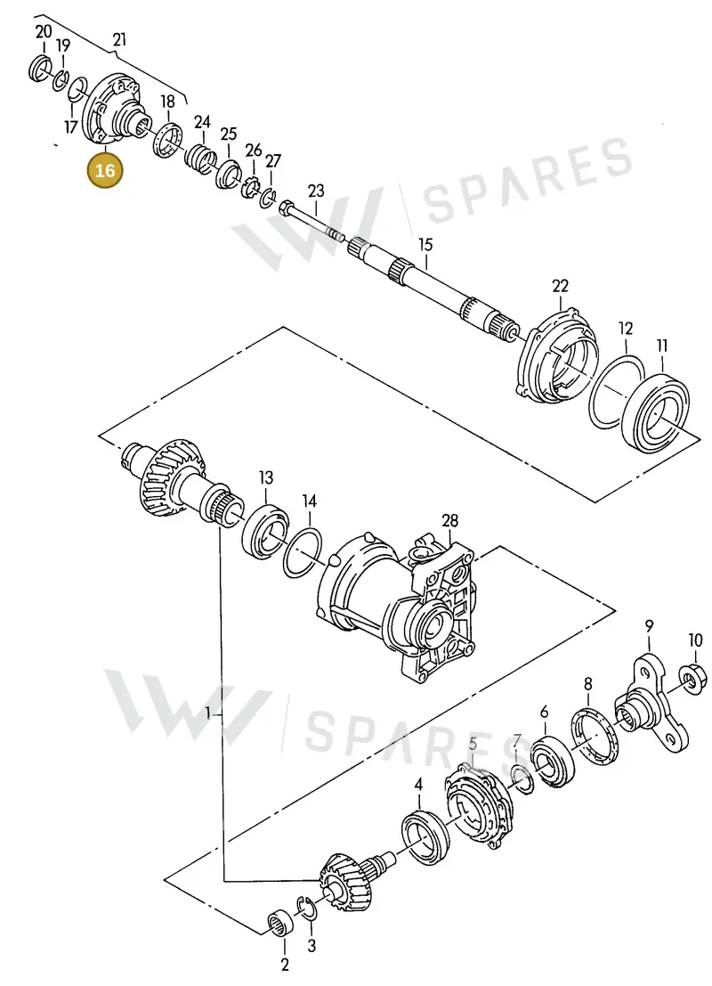 020409285Q — Volkswagen Passat Var.syncro (1994-1996) diagram 143409200, position 16