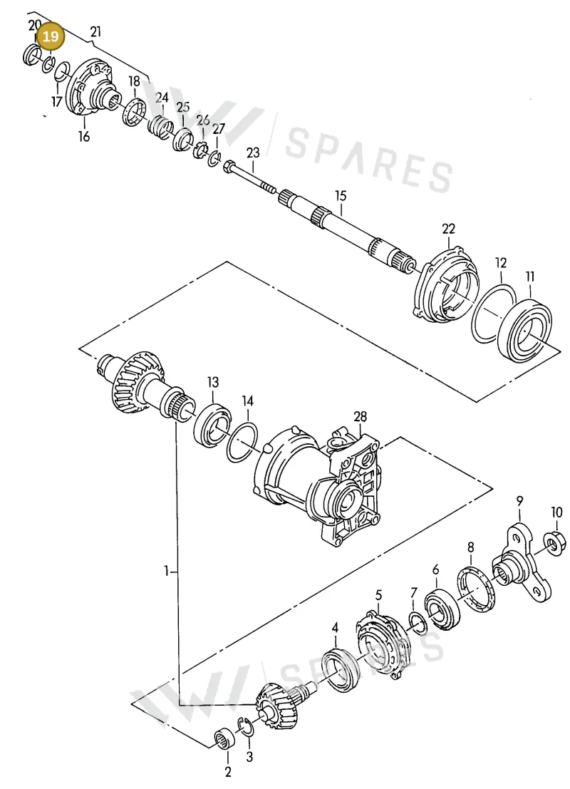 020409297 — Volkswagen Passat Var.syncro (1994-1996) diagram 143409200, position 19