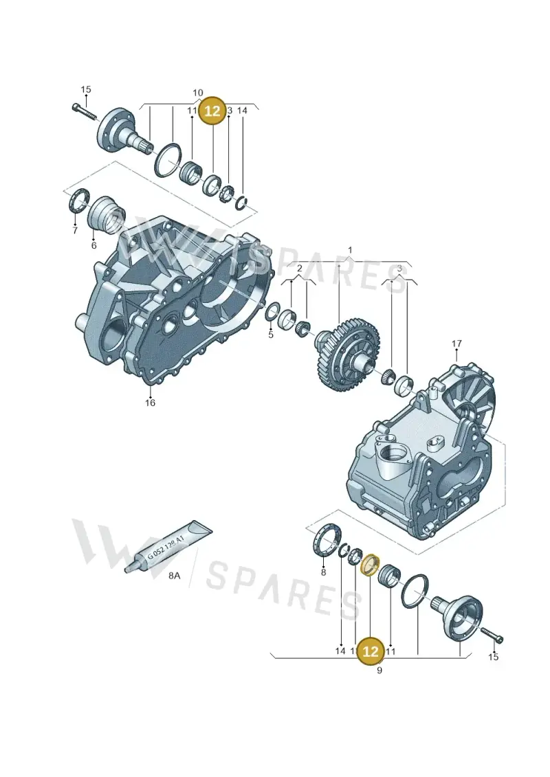 020409378 — Volkswagen Jetta 1.6 (2014-2018) diagram 794409130, position 12