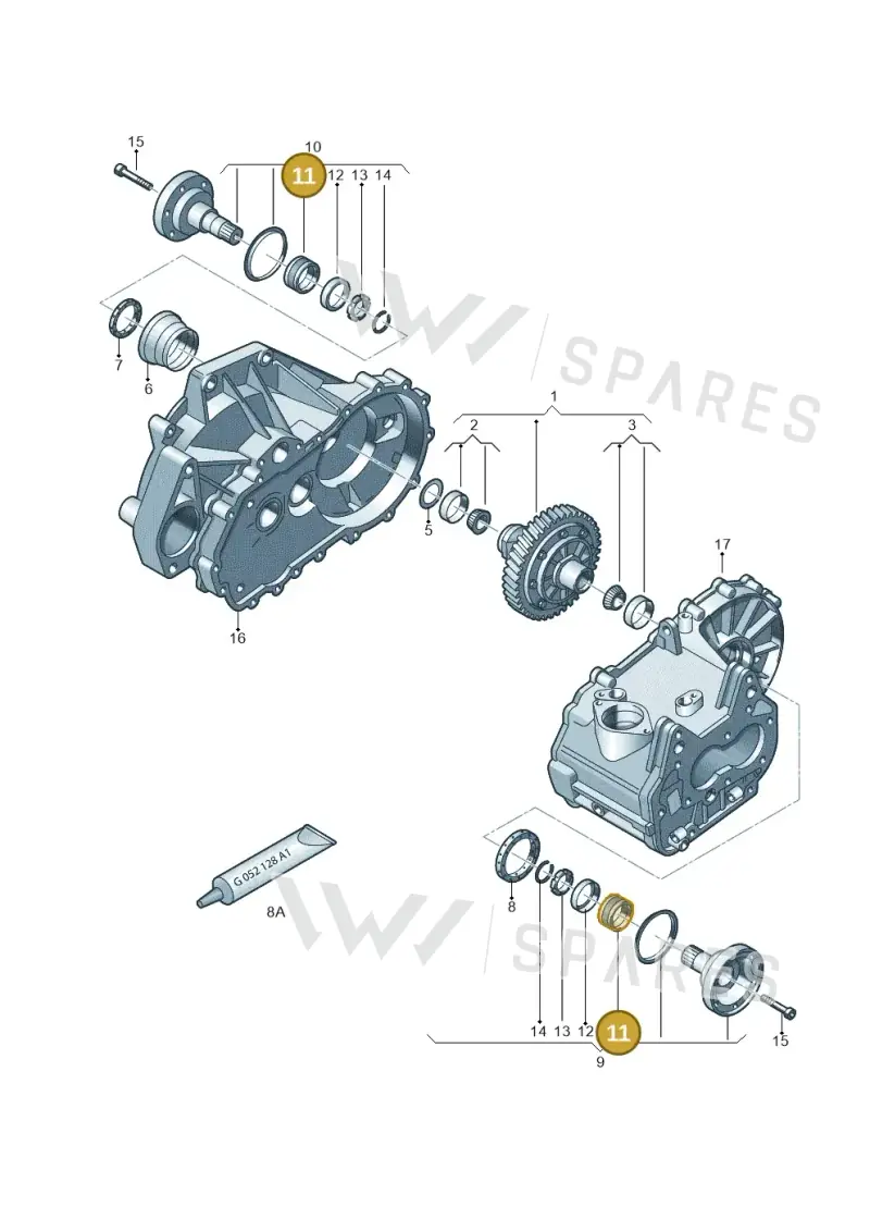 020409379B — Volkswagen Polo 1.4 BlueMotion (2014-2017) diagram 794409130, position 11