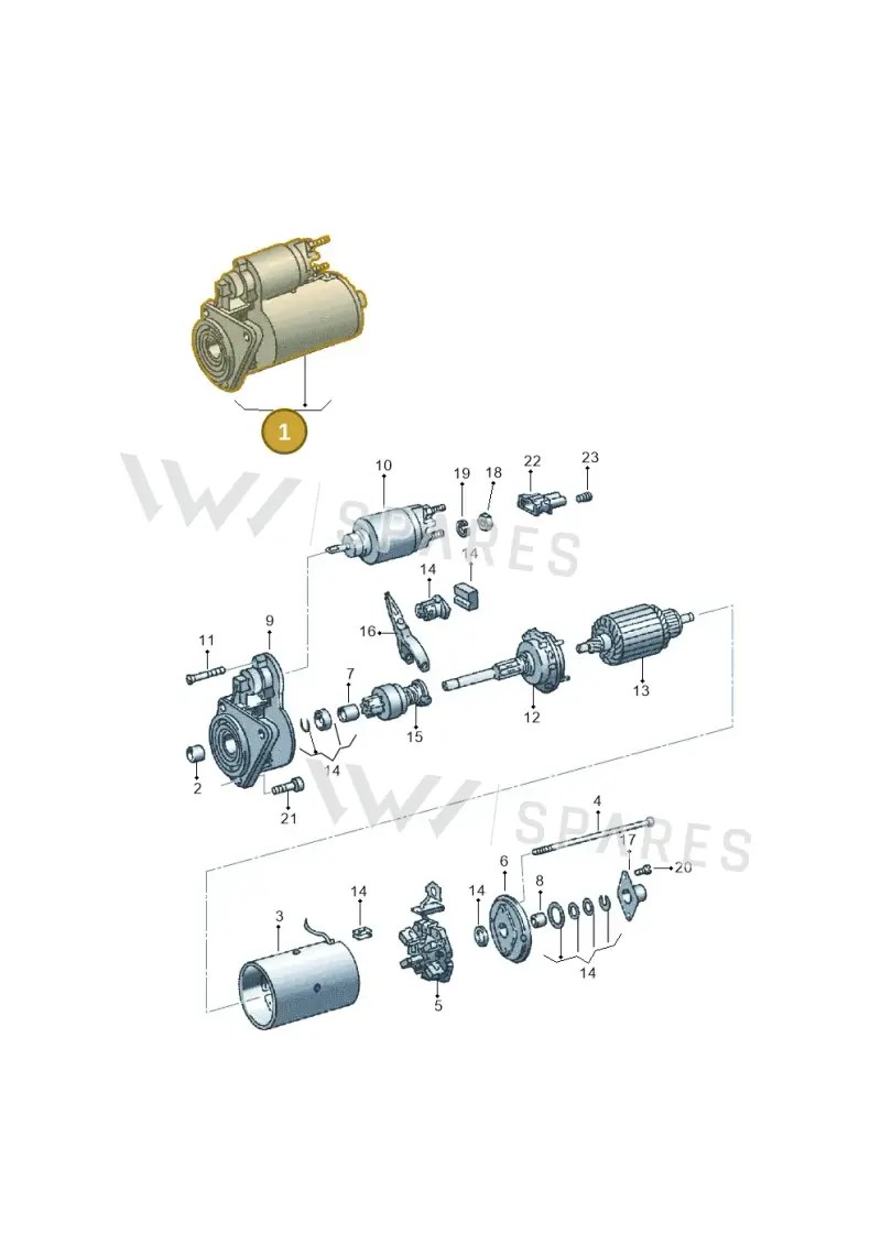 020911023P — Volkswagen Jetta GLX              94 (1993-1994) diagram 117911100, position 1