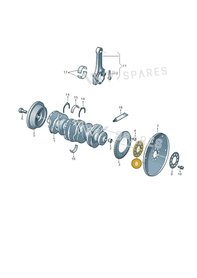 021105303D — Volkswagen Atlas Cross Sport (2019-2023) diagram 829105300, position 8