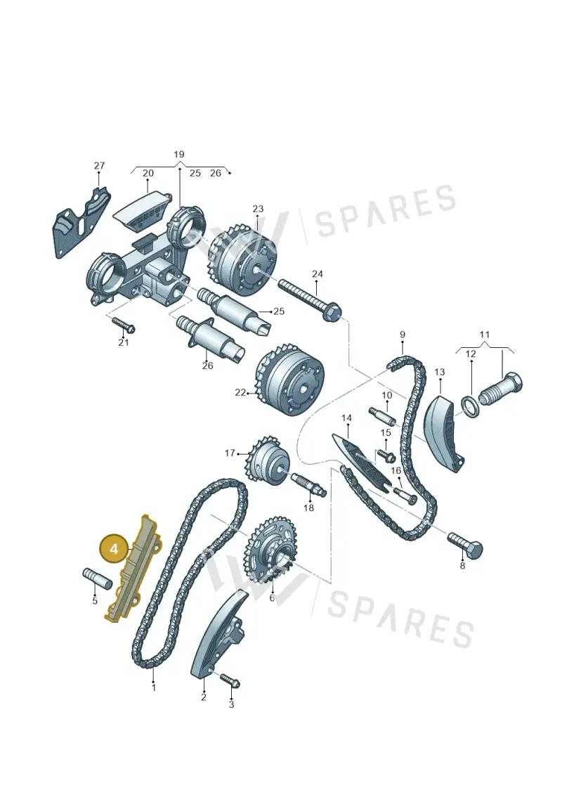 021109469 — Volkswagen Touareg BlueMotion (2014-2018) diagram 710109600, position 4