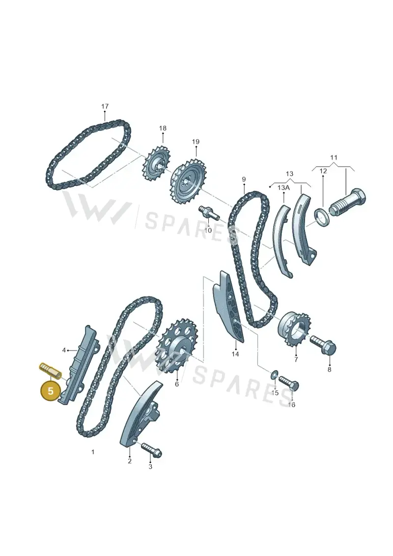 021109471 — Volkswagen Jetta Wagon (2001-2001) diagram 194109900, position 5