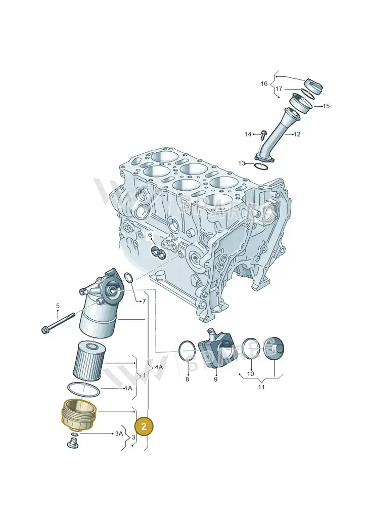 021115433E — Volkswagen Phaeton 4motion (2010-2016) diagram 230115700, position 2