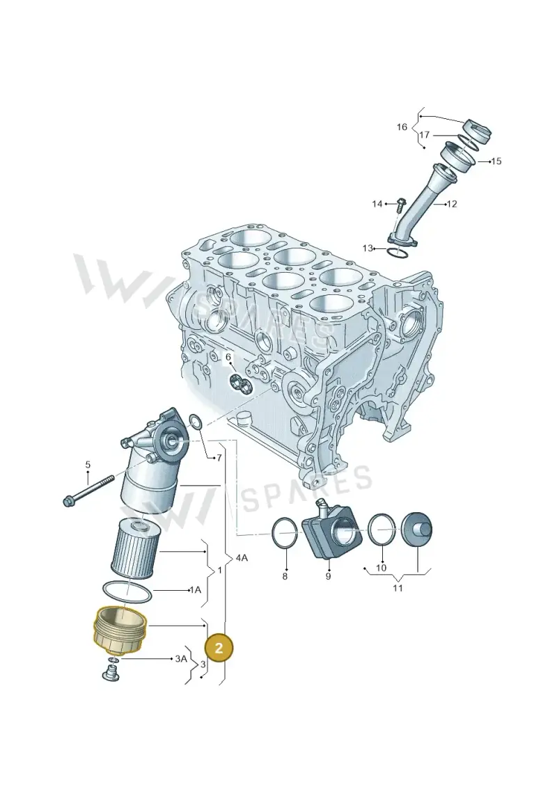 021115433E — Volkswagen Phaeton 4motion (2010-2016) diagram 230115700, position 2