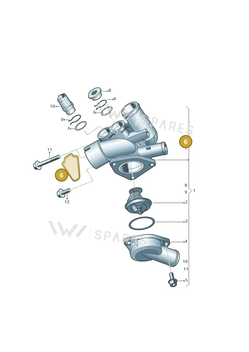 021121119A — Volkswagen Transp. caravelle (2008-2009) diagram 274121750, position 6