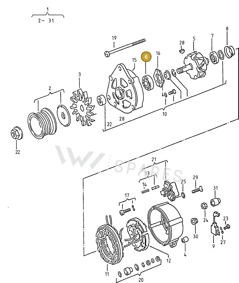 021903221D — Volkswagen TARO (1989-1997) diagram 096903250, position 6