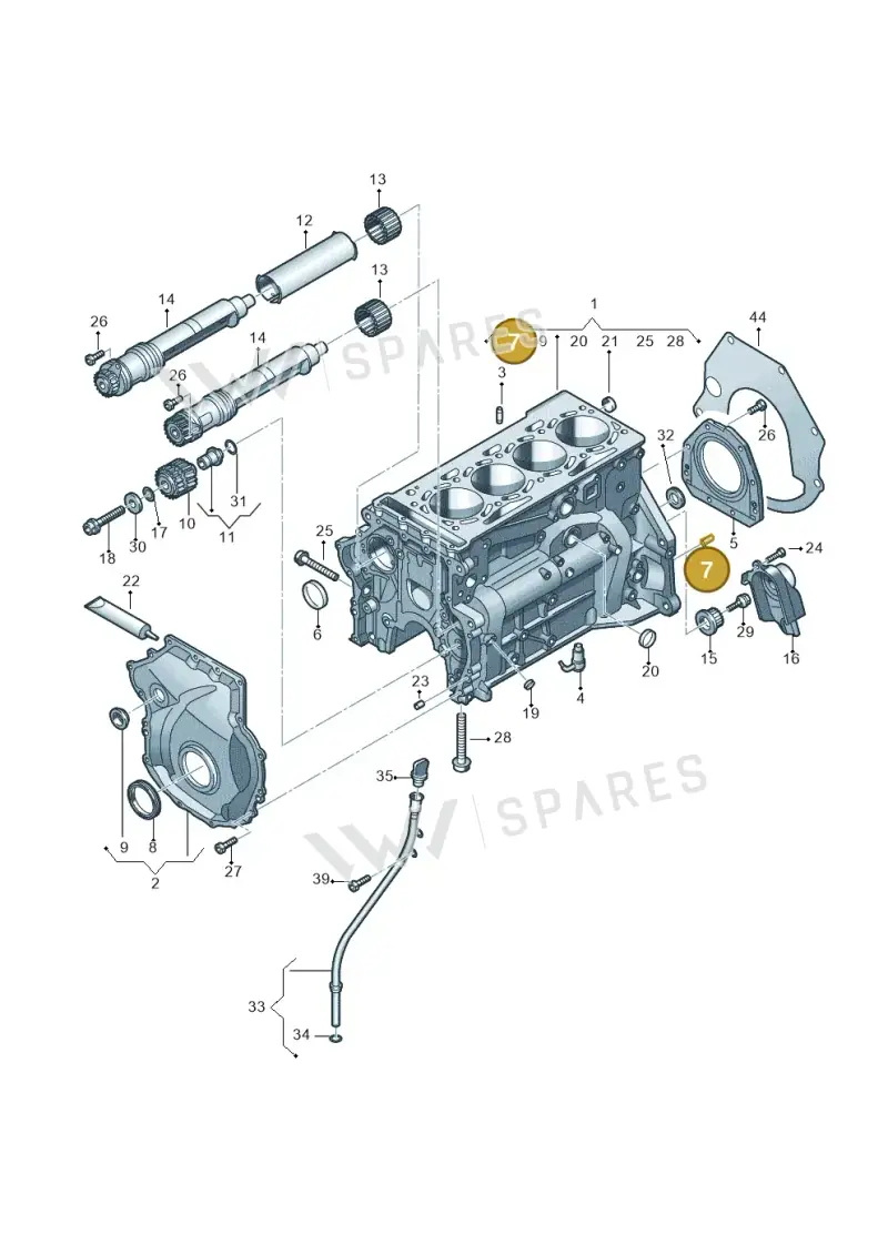 022103139 — Volkswagen Tiguan 2.0 4Motion (2017-2024) diagram 746103100, position 7