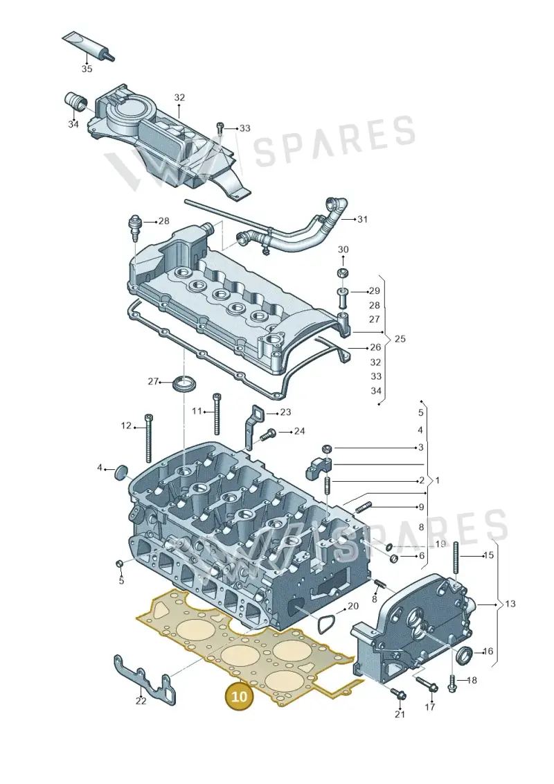 022103383M — Volkswagen Transp. caravelle (2008-2009) diagram 660103040, position 10