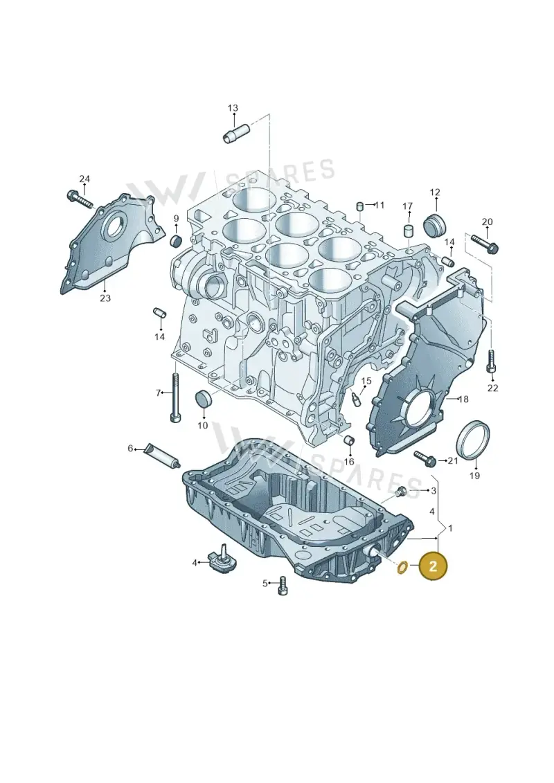 022103498A — Volkswagen Passat CC (2011-2016) diagram 691103200, position 2