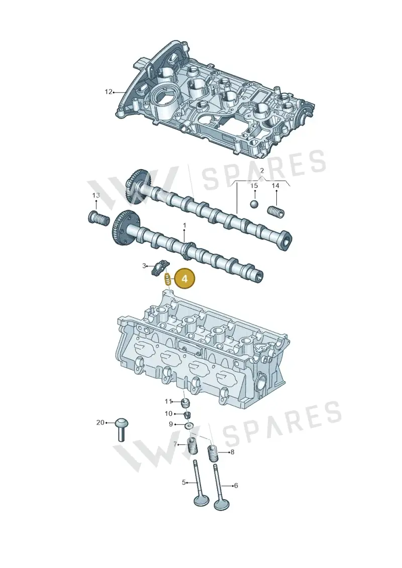 022109423D — Volkswagen Tiguan 2.0 (2023-) diagram 627109200, position 4
