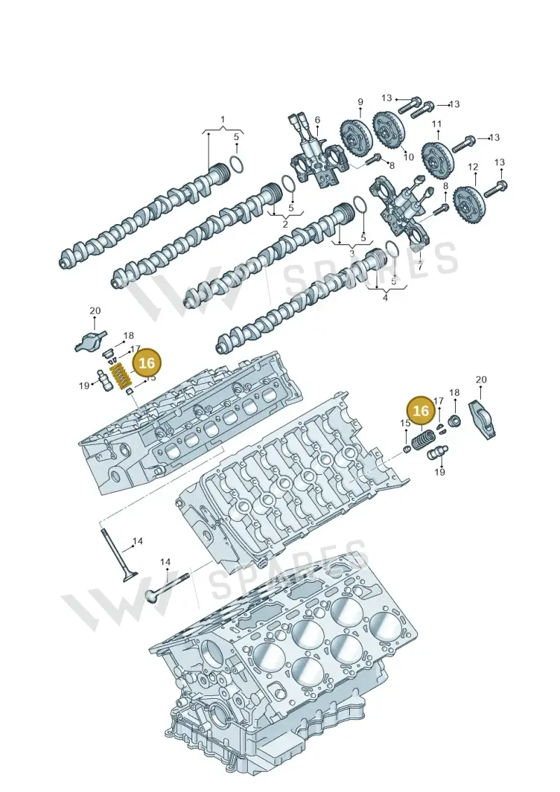 022109623H — Volkswagen Phaeton 4motion (2010-2016) diagram 258109400, position 16