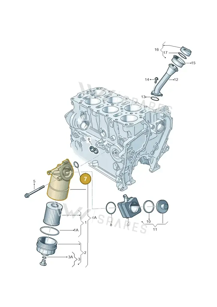 022115111 — Volkswagen Phaeton 4motion (2010-2016) diagram 230115700, position 7