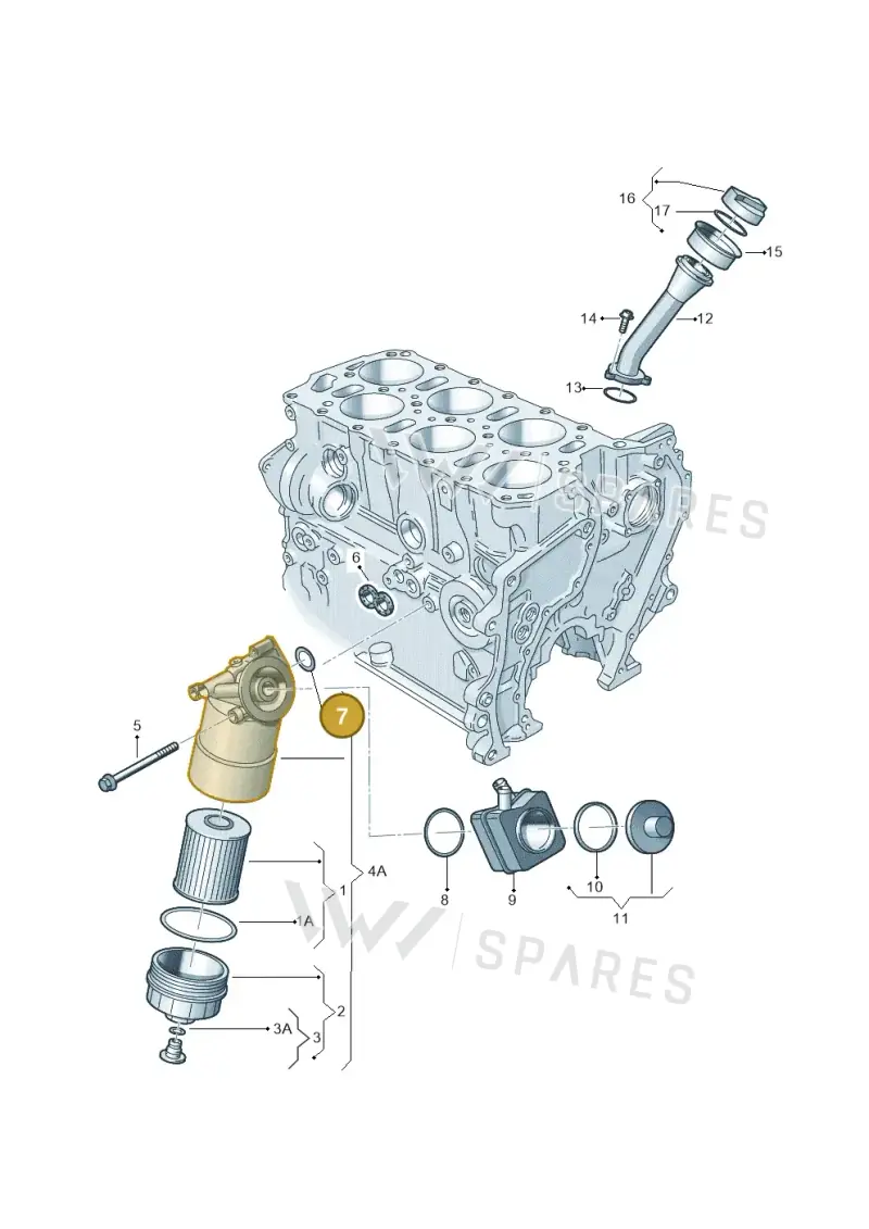 022115111 — Volkswagen Phaeton 4motion (2010-2016) diagram 230115700, position 7