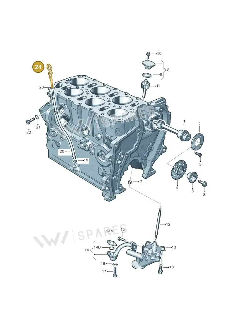 022115607S — Volkswagen Transp. caravelle (2008-2009) diagram 195115300, position 24