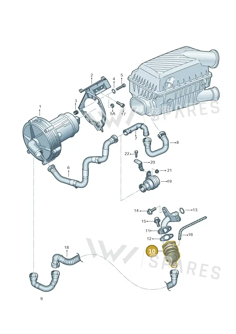 022131101C — Volkswagen SHARAN/4MOTION (2005-) diagram 194131090, position 10
