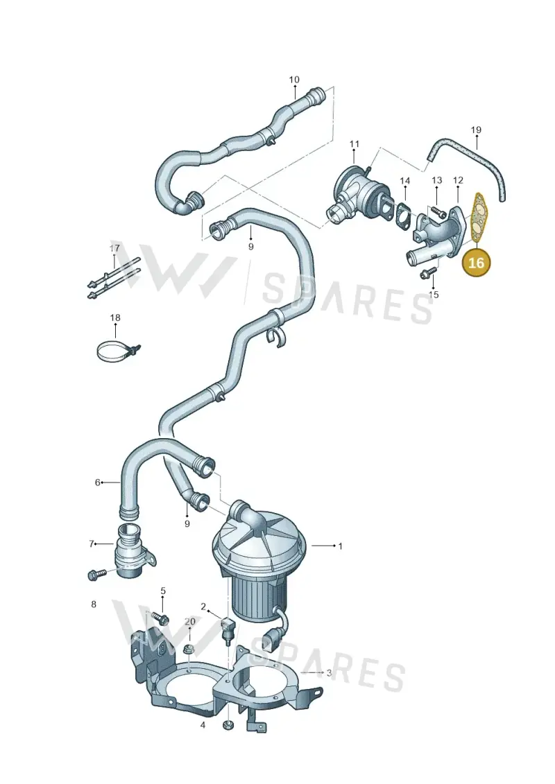 022131120B — Volkswagen PHAETON                08> (2007-) diagram 258131100, position 16