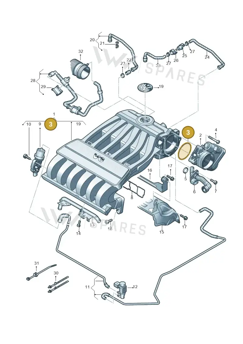 022133237D — Volkswagen Touareg                08> (2007-) diagram 478133700, position 3