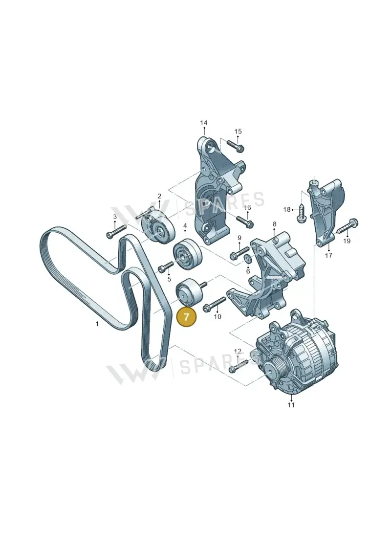 022145276A — Volkswagen MAN TGE 55 (2016-2021) diagram 806903500, position 7