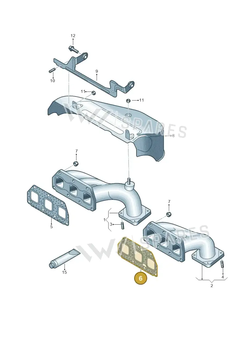 022253050C — Volkswagen Transp. caravelle (2008-2009) diagram 410253250, position 6
