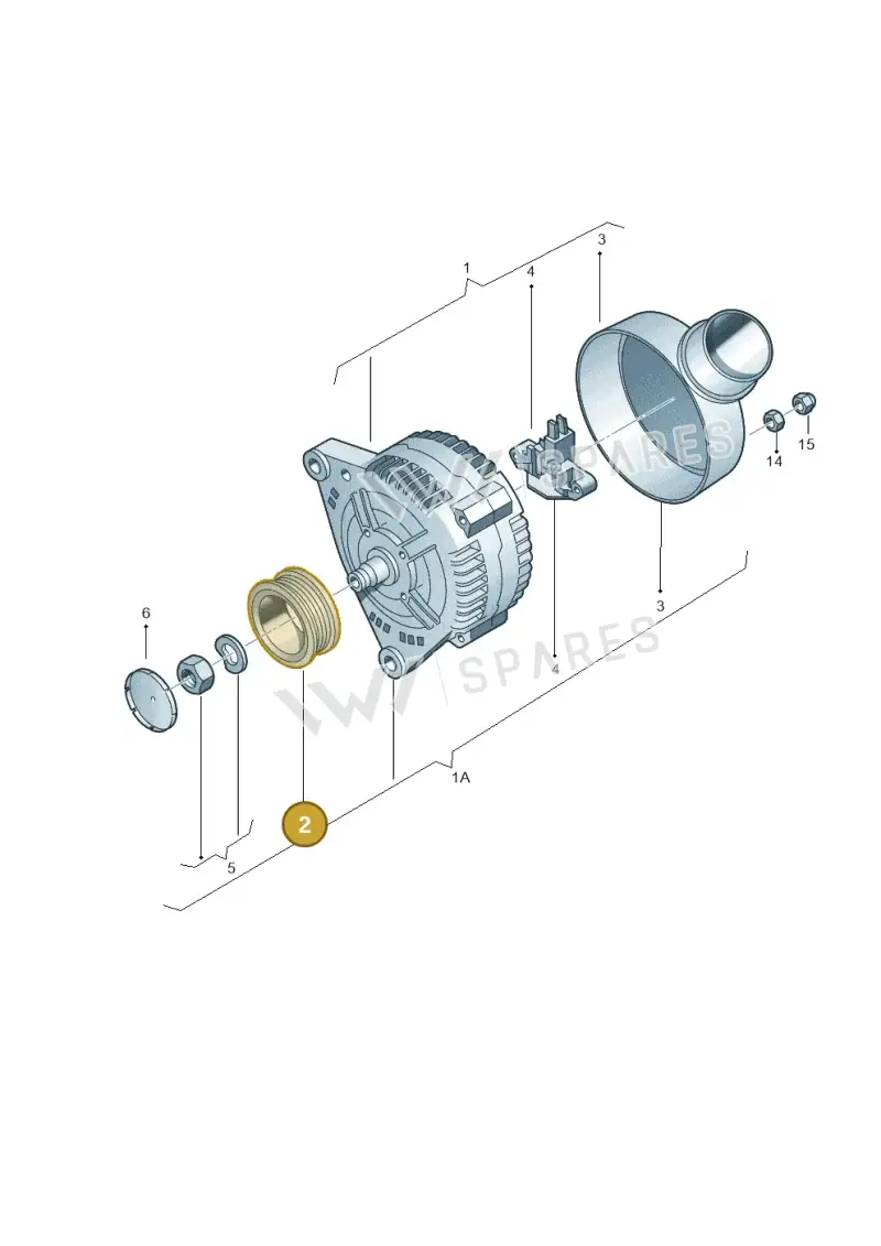 022903119D — Volkswagen PASSAT/4MOTION/W8 (2002-2005) diagram 118903150, position 2