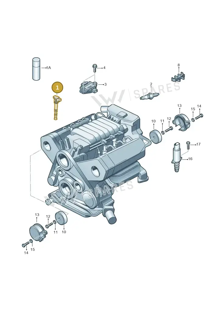 022905100B — Volkswagen Phaeton (lang) (2003-2006) diagram 258905300, position 1