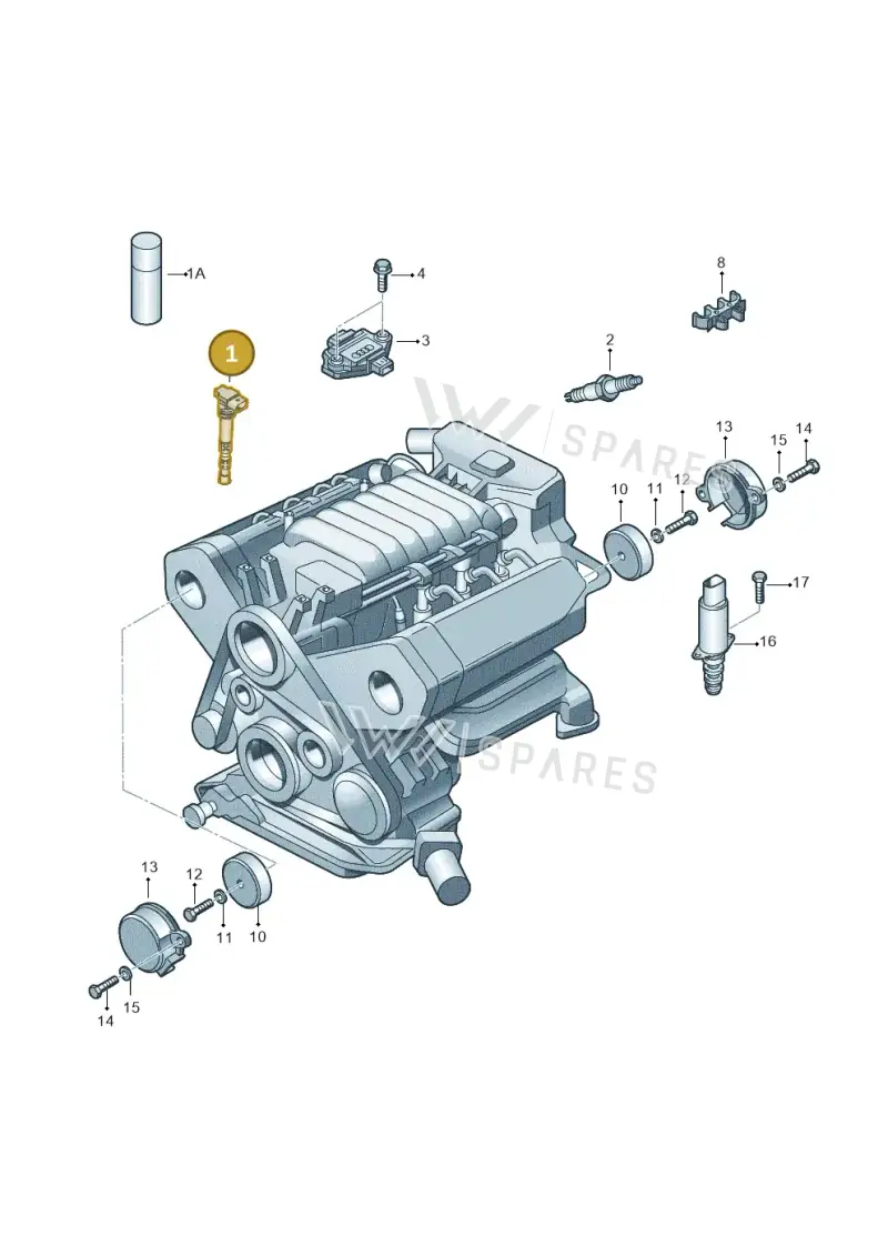 022905100B — Volkswagen Phaeton (lang) (2003-2006) diagram 258905300, position 1