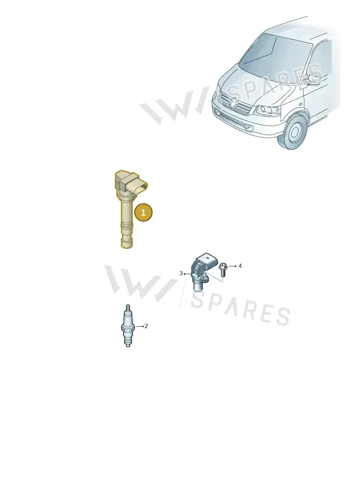 022905100H — Volkswagen TRANSPORTER OFFEN (7J) 07 (2006-2007) diagram 659905300, position 1