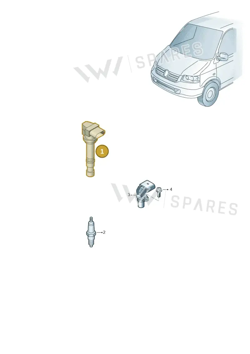 022905100P — Volkswagen TRANSPORTER GESCHL.    08 (2007-) diagram 659905300, position 1