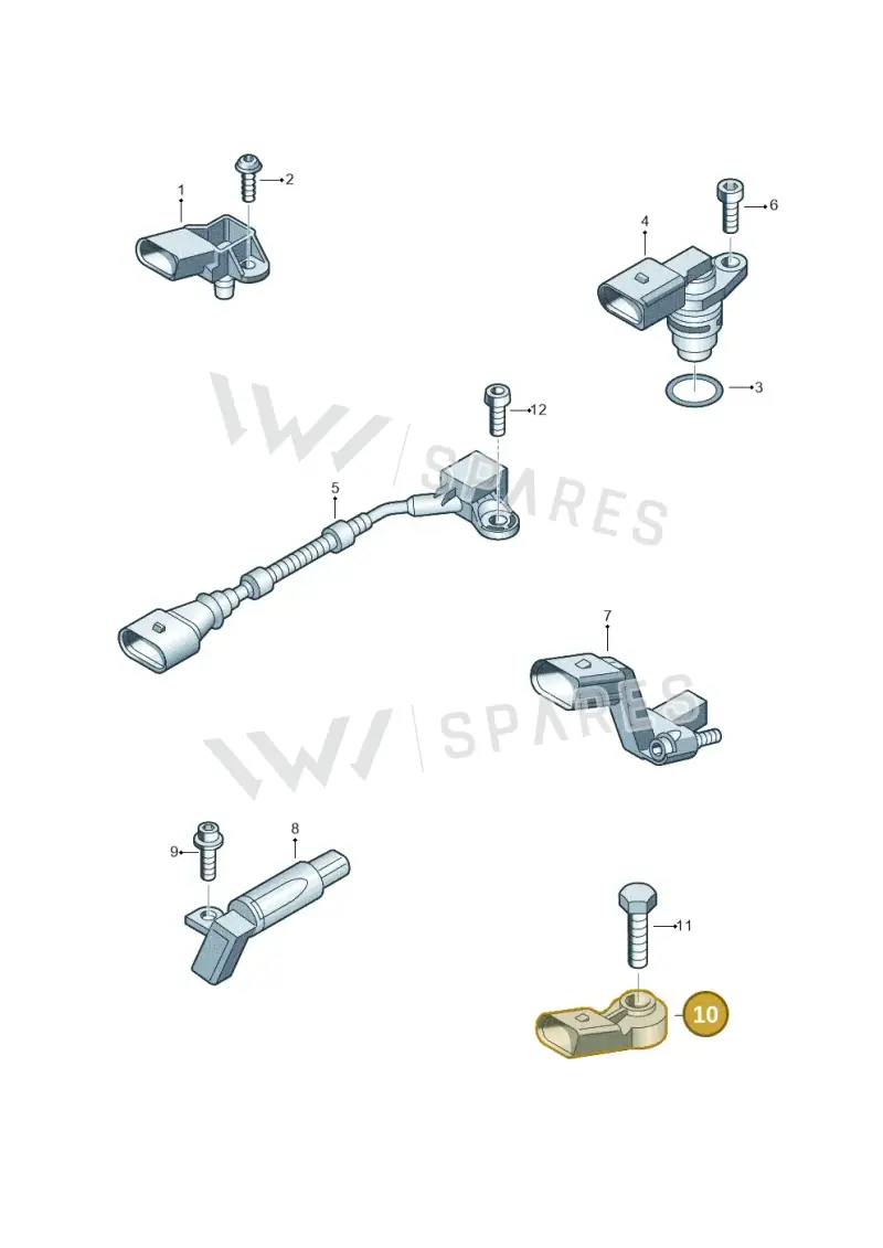 022905376 — Volkswagen 3C0 platform diagram 672906000, position 10