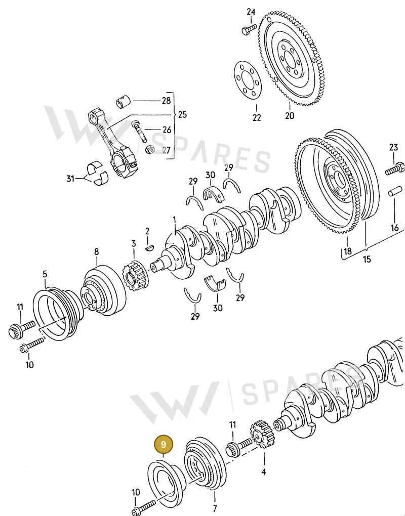 026105255D — Volkswagen Corrado (1989-1995) diagram 076006000, position 9