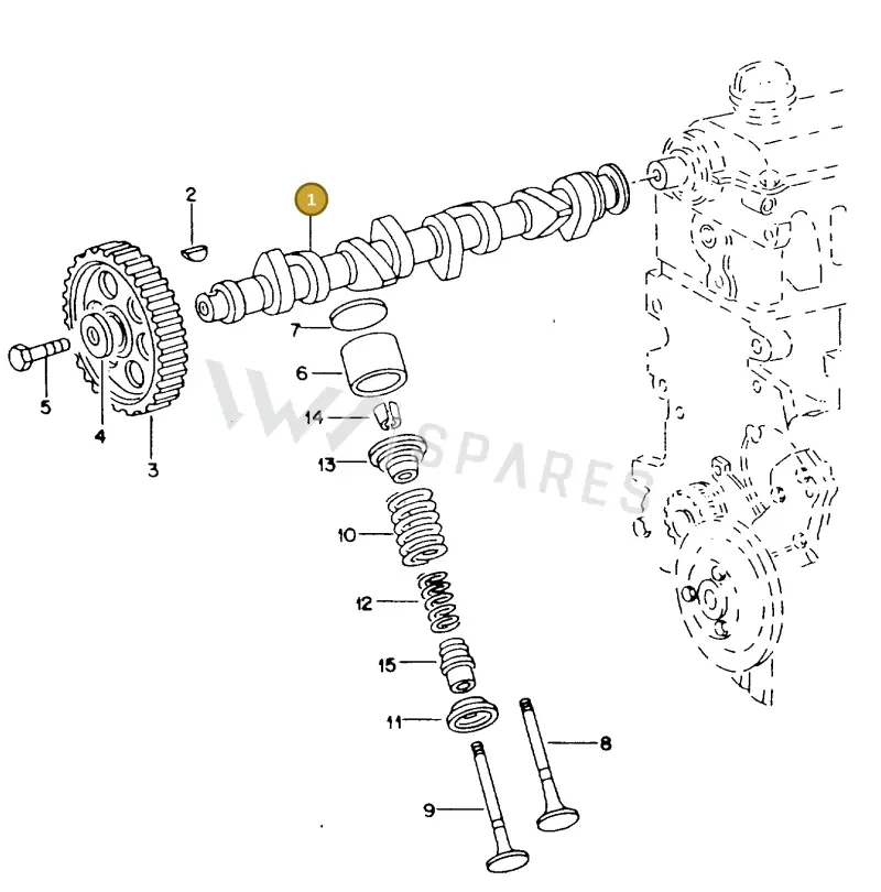 026109101A — Volkswagen GOLF,JETTA (MEX) (1987-1992) diagram 108010000, position 1