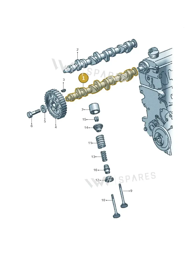 026109101A — Volkswagen Passat (1994-1997) diagram 117109100, position 1
