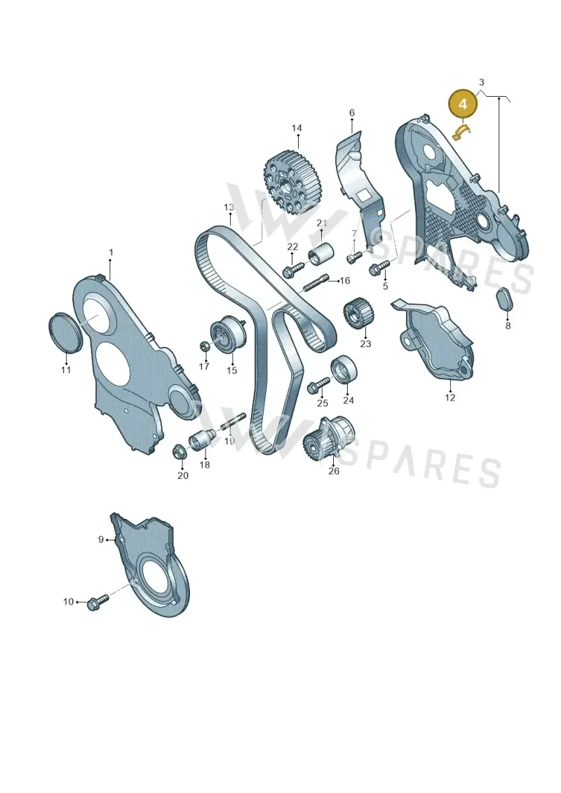 026109150A — Volkswagen Amarok twin cab (2022-) diagram 749109760, position 4
