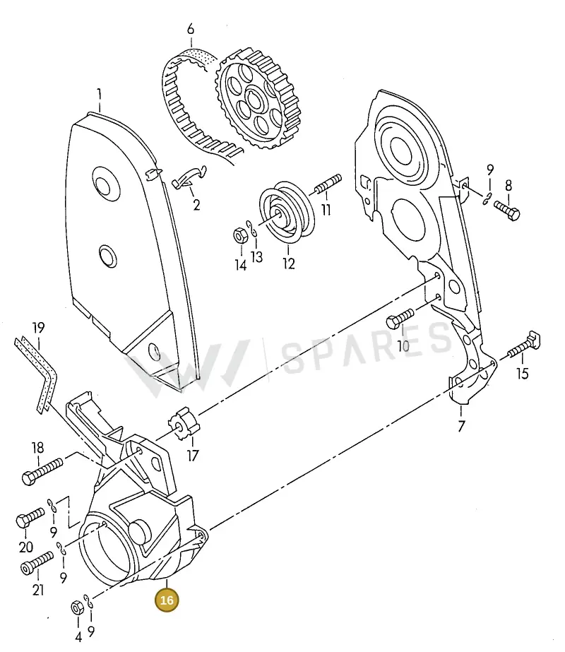 026109175A — Volkswagen Transporter            96 (1996-1996) diagram 117109550, position 16