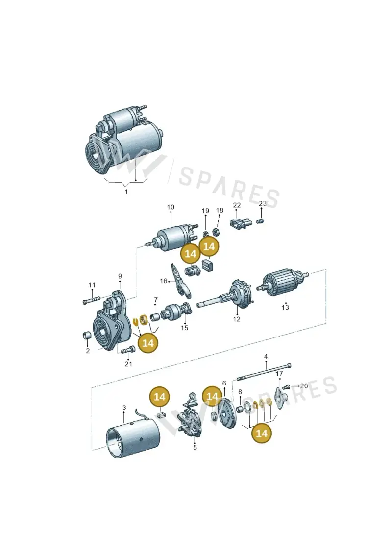 026911320 — Volkswagen LUPO/3L TDI (2003-2005) diagram 117911100, position 14