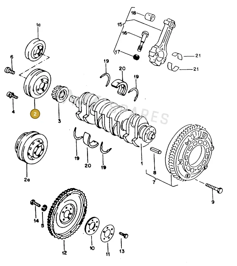 027105255 — Volkswagen GOLF,JETTA (MEX) (1987-1992) diagram 108006000, position 2