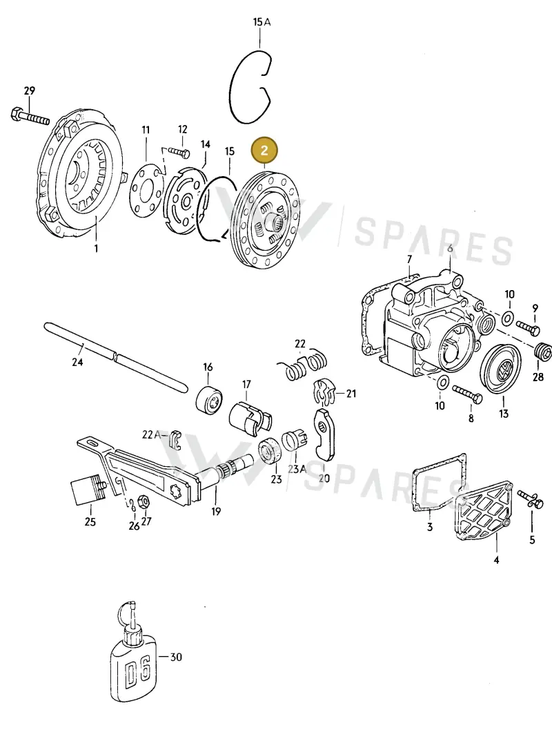 027141033SX — Volkswagen Jetta (1989-1991) diagram 014059000, position 2