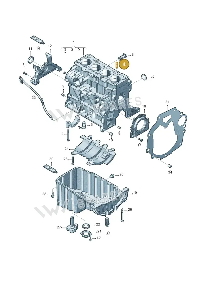 028103039A — Volkswagen Amarok twin cab (2022-) diagram 683103200, position 4