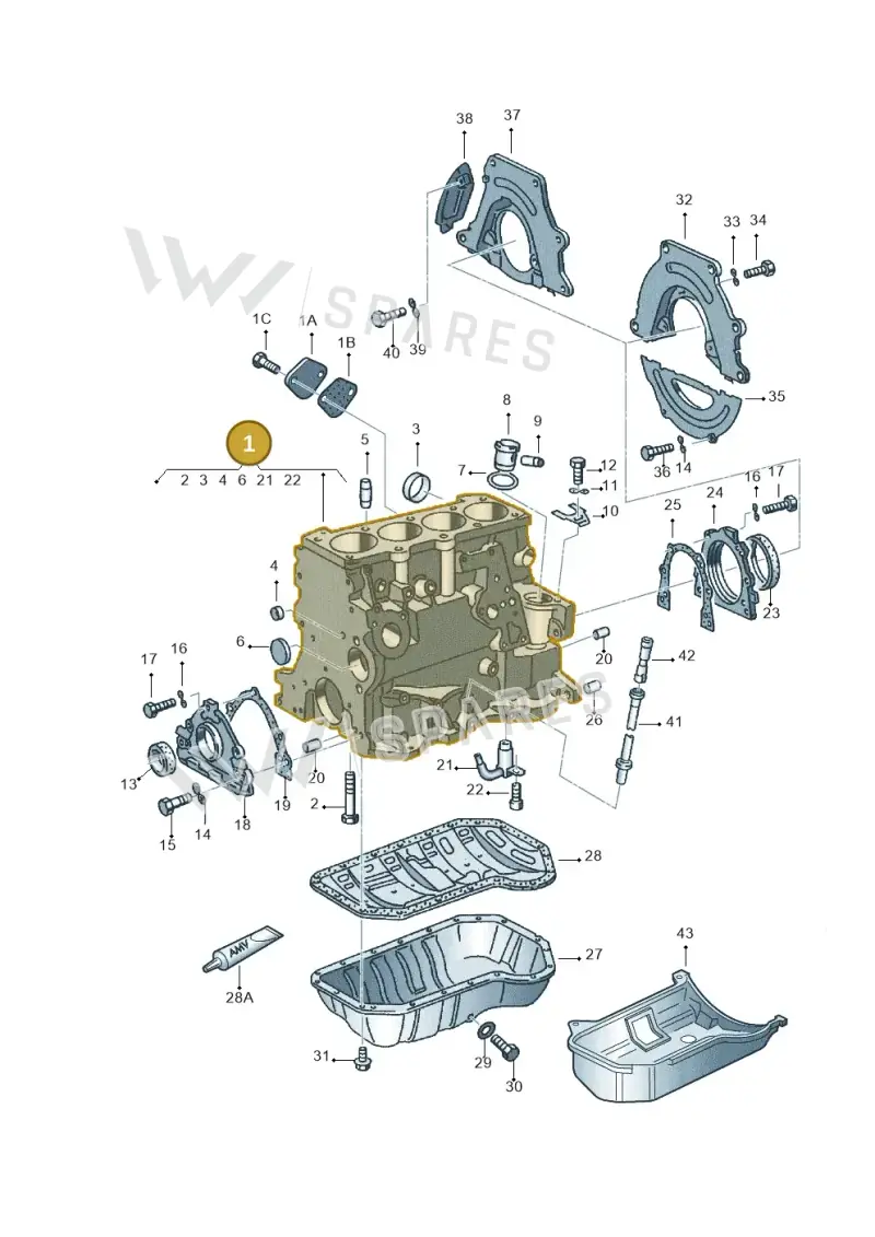 028103101T — Volkswagen LUPO/3L TDI (2003-2005) diagram 117103200, position 1