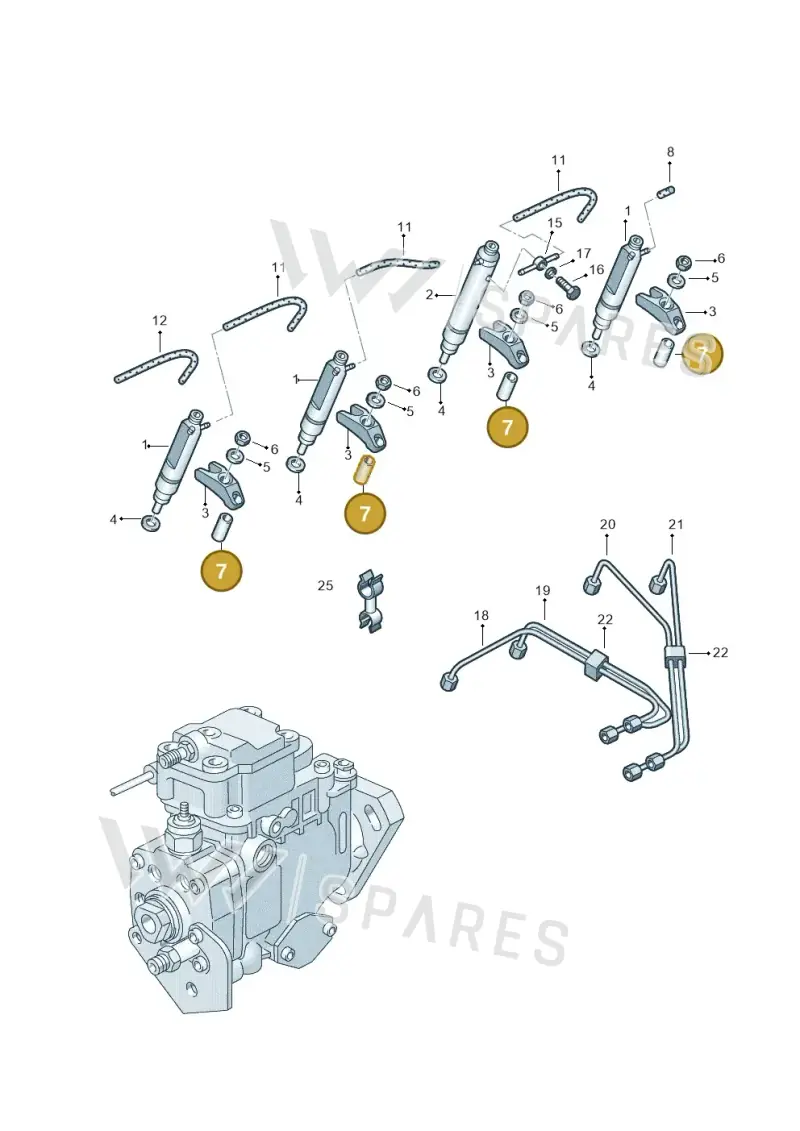 028103316A — Volkswagen Jetta/Wagon (2002-2006) diagram 194130700, position 7