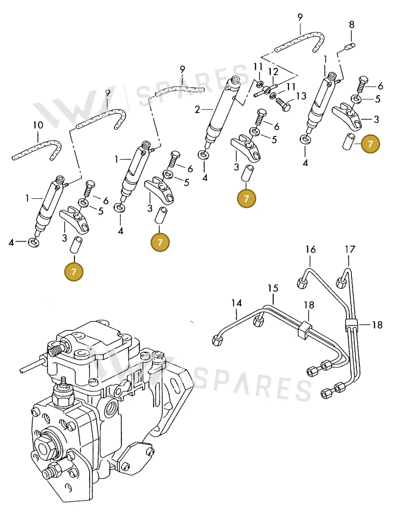 028103316A — Volkswagen MARINE-MOTOR           02> (2002-) diagram 277130600, position 7