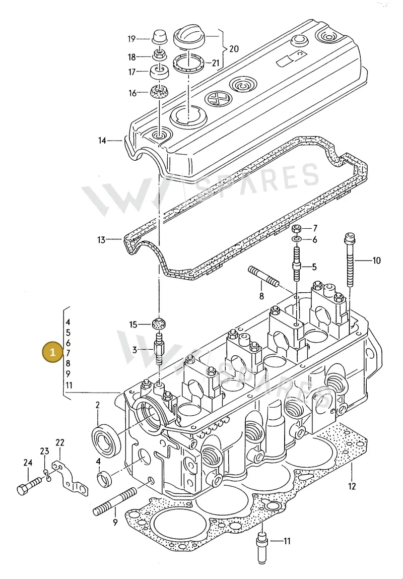 028103351 — Volkswagen Passat (1991-1993) diagram 084004000, position 1